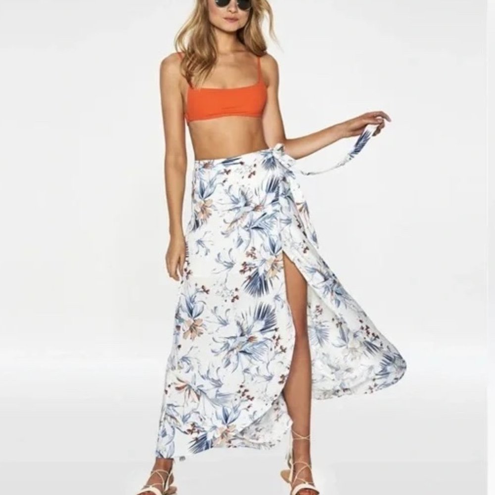 l*space Bird of Paradise Whitney Wrap Skirt- XSmall